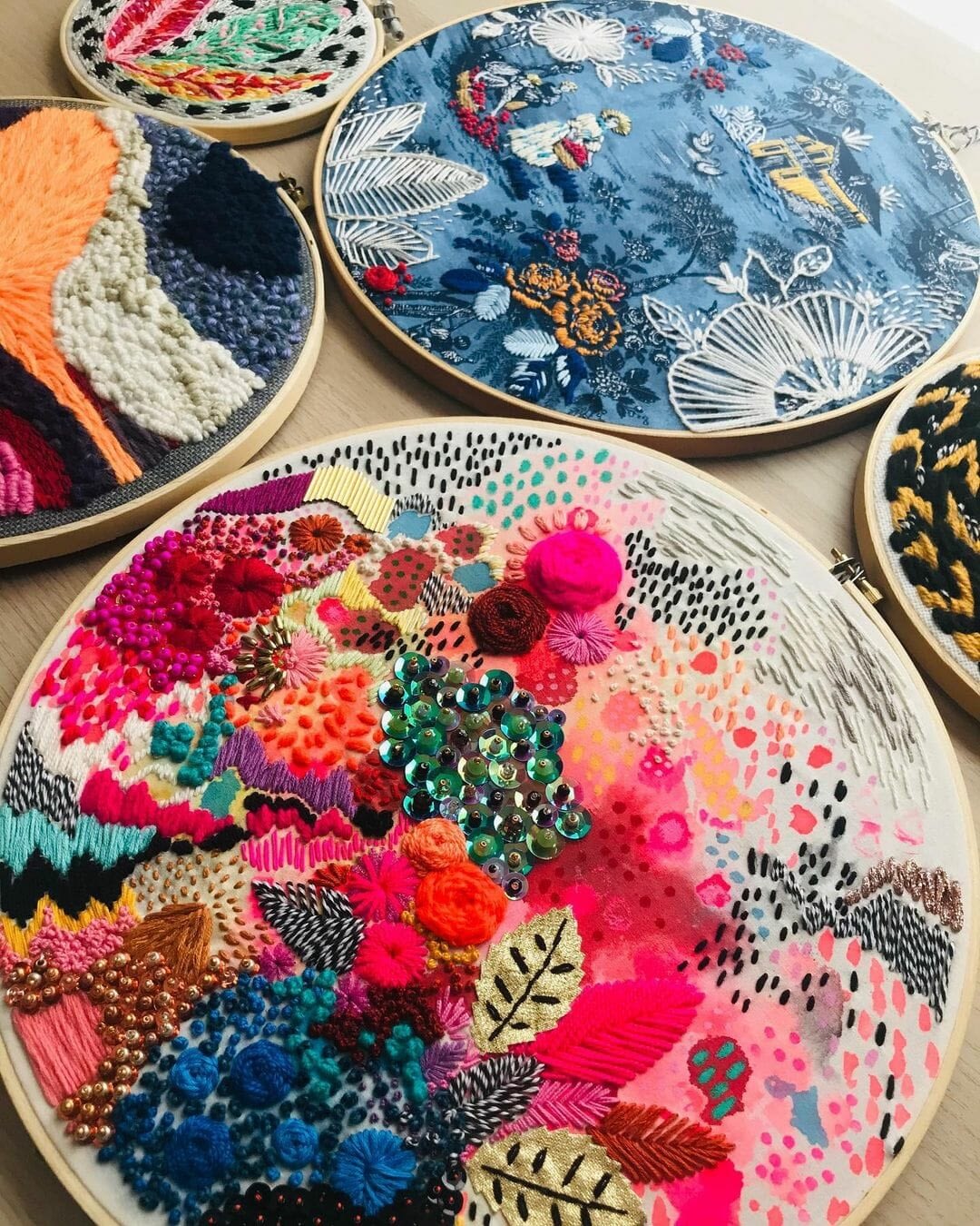 Abstract Embroidery by Daniela Cermenati Graphic and Web Design Blog