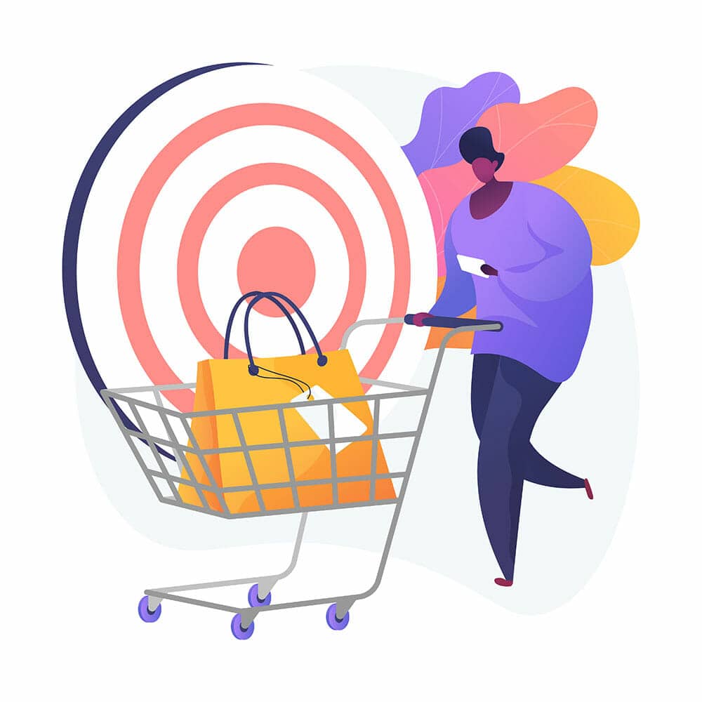 ecommerce shopper illustration